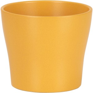 Scheurich Übertopf 808 in Curcuma, Ø 17 cm, Keramik-Blumentopf für Innenräume.