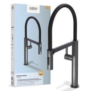 Schöner Wohnen Kollektion Küchenarmatur Calen Ausziehbar Gunmetal