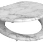 Schütte WC-Sitz MDF Marmor Stone mit Absenkautomatik, Marmor-Optik.