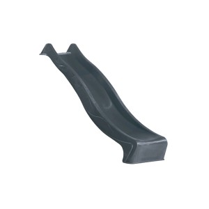 Karibu Stelzenhaus Benjamin mit Rutsche Natur-Anthrazit