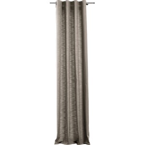 Mydeco Schlaufenschal Balance Cappuccino, 135x245 cm, Fenstervorhang mit Ösen.