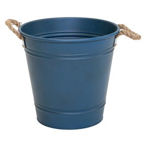 M Collections Zinkeimer Beat Bucket Rope 44 cm x 46 cm x 46 cm Blau