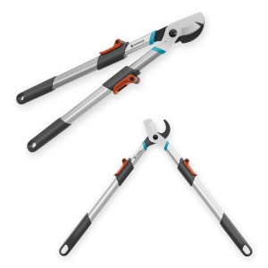 Gardena Astschere TeleCut Basic, teleskopierbare Hand-Heckenschere mit 42 mm Schnittstärke.
