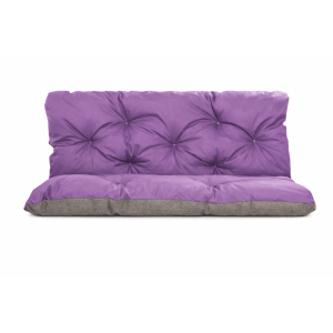 Setgarden Palettenkissen-Set, violett: Sitzkissen und Rückenkissen für Palettenmöbel.