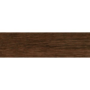 Holzstück mit Rustikaleffekt-Beize in Dunkelbraun. Beize für grobporige Hölzer.