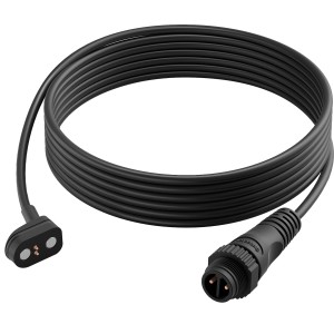 Schwarzes 3 m Philips Hue Outdoor Kabel Secure für Kameraüberwachung.