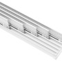 Weiße Gardinia Flächenvorhangschiene Komfort, 5-läufig, Komplett-Set für Flächenvorhänge.