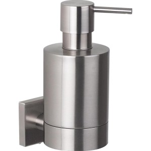 Spirella Seifenspender Nyo-Steel Brushed mit Wandhalterung, gebürsteter Edelstahl.