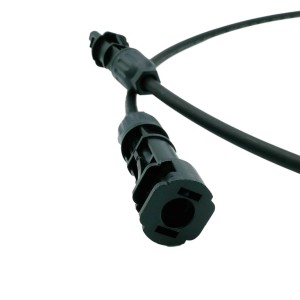 Absaar Solar Verlängerungskabel Betteri, 5 m, mit schwarzem Stecker für Solaranlagen.