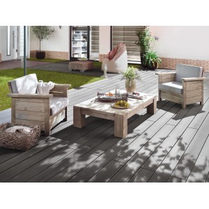 Osmo Terrassendiele BPC Grau 2,5cm x 15 x 400cm