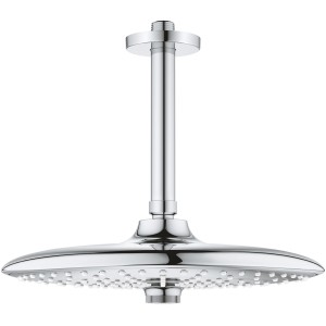 Grohe Euphoria 260 Kopfbrause-Set mit Deckenauslass, Chrom, 3 Strahlarten.