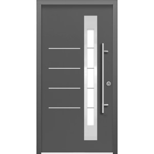 Splendoor Thermospace Sicherheits-Haustür Berlin Prime RC2 210x110 cm Anthr. R