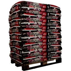Palette Immer mein Traumgarten Traumgartenerde, 51 Säcke à 45 Liter Universalerde.