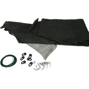 Juliana Gewächshaus Schattierung, 183x259cm, grün, mit Zubehör für einfache Montage.