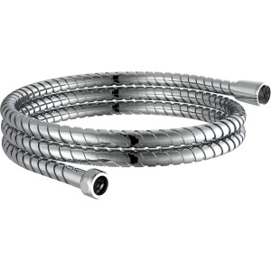 Chromfarbener Eisl Brauseschlauch JM175MKCR PLUS, 175 cm, aus Edelstahl.