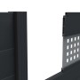 ZacAlu Zaunelement Alupanel, anthrazit, 180 cm, Detailansicht des modularen Zaunsystems.
