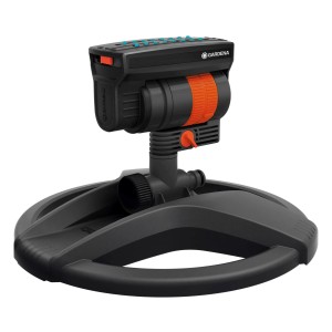 Gardena Viereckregner Aqua Zoom Compact zur Bewässerung von Rasen und Garten.