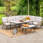 Garden Impressions Allasio Lounge- Dining Eckset - 5tlg. - Outdoor-Design mit funktionaler Dining-Höhe