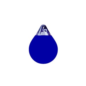 Blauer Seilflechter Kugelfender Größe 2 (395 mm) für Boote.