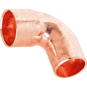 LUX Löt-Winkel, Ø 12 mm, aus Kupfer für Kupferrohre.