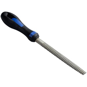 LUX Holzraspel, halbrund, 150 mm, Comfort-Griff, für Holzbearbeitung.