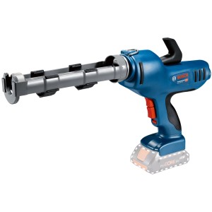 Bosch Professional GCG 18V-310 Akku-Kartuschenpresse (Solo) in Blau. Akkugerät für Kartuschen.