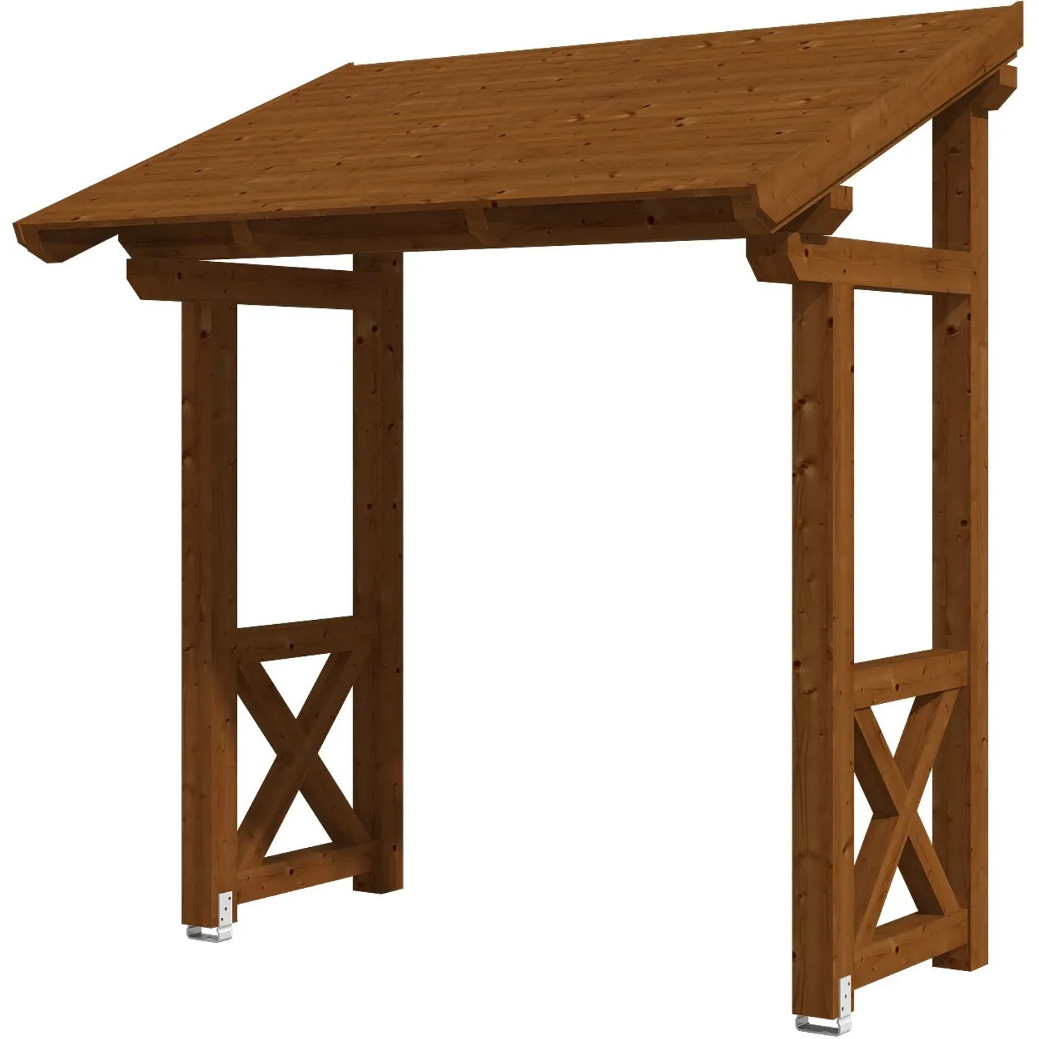 Vordach Haustr Holz