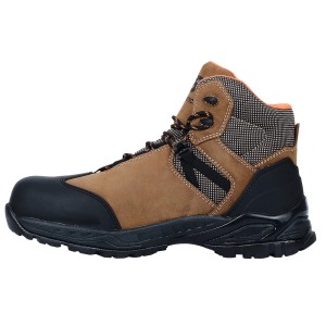 New Balance Allsite S3 Sicherheitsstiefel in Braun-Schwarz, Größe 44,5. Arbeitsschuh mit Zehenkappe und wasserdicht.