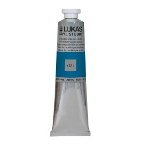 Lukas Cryl Studio Acrylfarbe Aluminiumtube Coelinblau 75ml