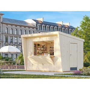 Palmako Marktstand Kira 7,7 m² Natur / Unbehandelt