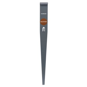 Bellissa Bodenanker, 13 cm, Corten-Stahl für Rasenkanten-Befestigung.