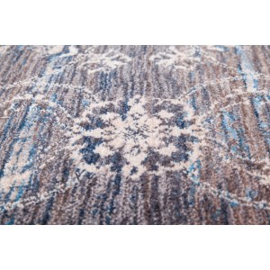 Kayoom Vintageteppich Tibet Lhasa Grau, 120x170 cm, mit orientalischem Muster.