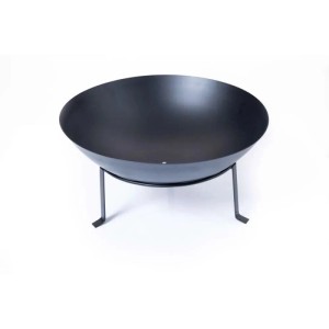Jet-Line Feuerschale Minnesota aus Metall in Schwarz Ø 50 cm