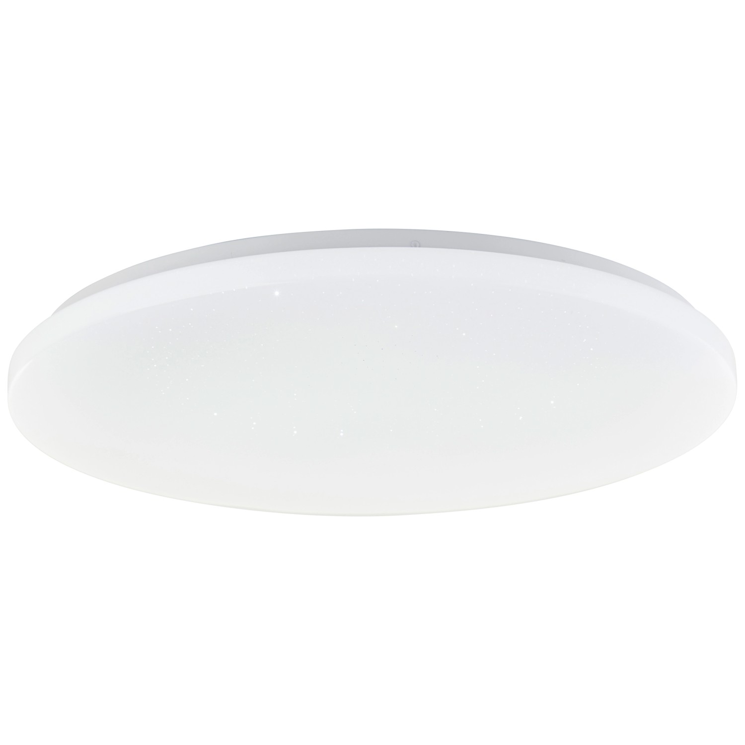 Weiße, runde Brilliant LED-Deckenleuchte Leonie mit RGB-Funktion, Durchmesser 49 cm.