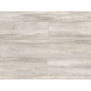 Kaindl Masterfloor Laminat 8 mm Kiefer Rotara: Laminatboden in heller Holzoptik mit Fugen.