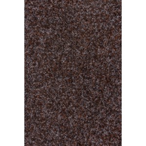 Detailaufnahme der braunen Kunstrasen-Matte Field (400x200cm) mit Noppen.