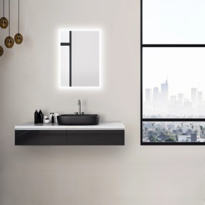 DSK LED-Lichtspiegel Silver Mare 50 cm x 70 cm