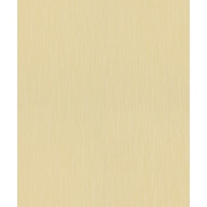 Gelbe Vliestapete Farbenspiel mit feiner Streifenstruktur für Wohnräume.