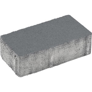Premac Pflasterstein Klasiko, Anthrazit, 20x10x6 cm, ohne Fase. Ideal für Gartenwege und Einfahrten.