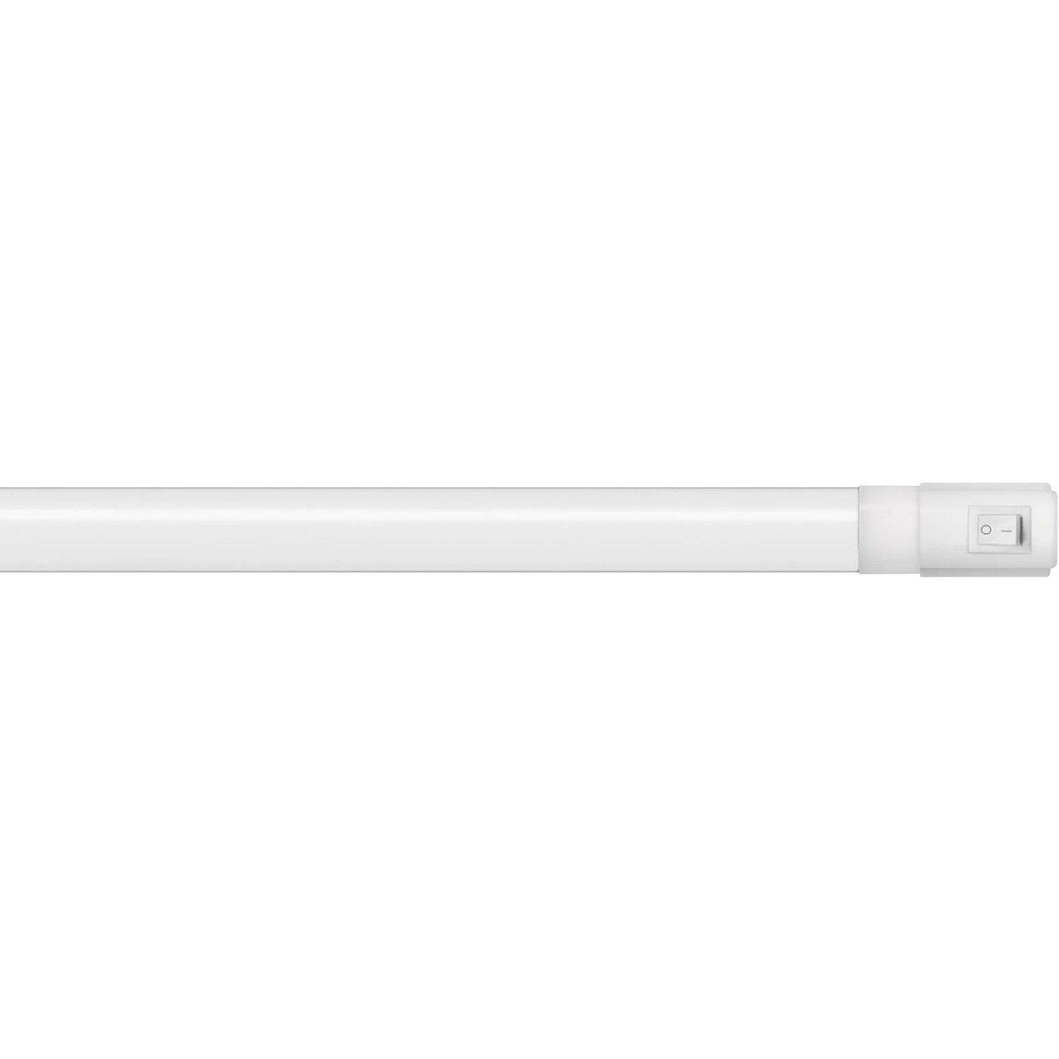 Weiße Ledvance LED-Unterbauleuchte TubeKit, 120 cm, mit Schalter für Kaltweißes Licht.