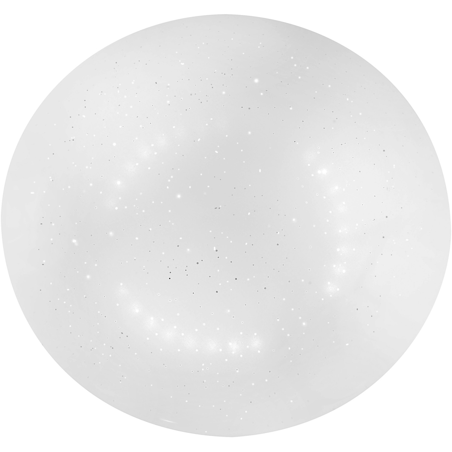 Weiße LED-Deckenleuchte Skyler von Just Light, Durchmesser 34 cm.