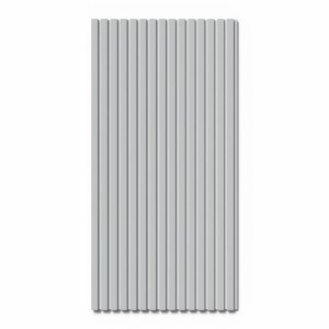 Akustikpaneel Foliert Weiß Filz Weiß 60 cm x 120 cm 2 Stück FSC®