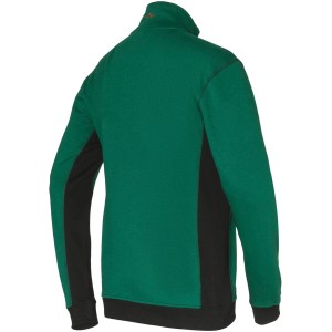 Kübler Pulse Handcraft Troyer in Moosgrün/Schwarz, Gr. 3XL, Rückansicht. Arbeitskleidung.