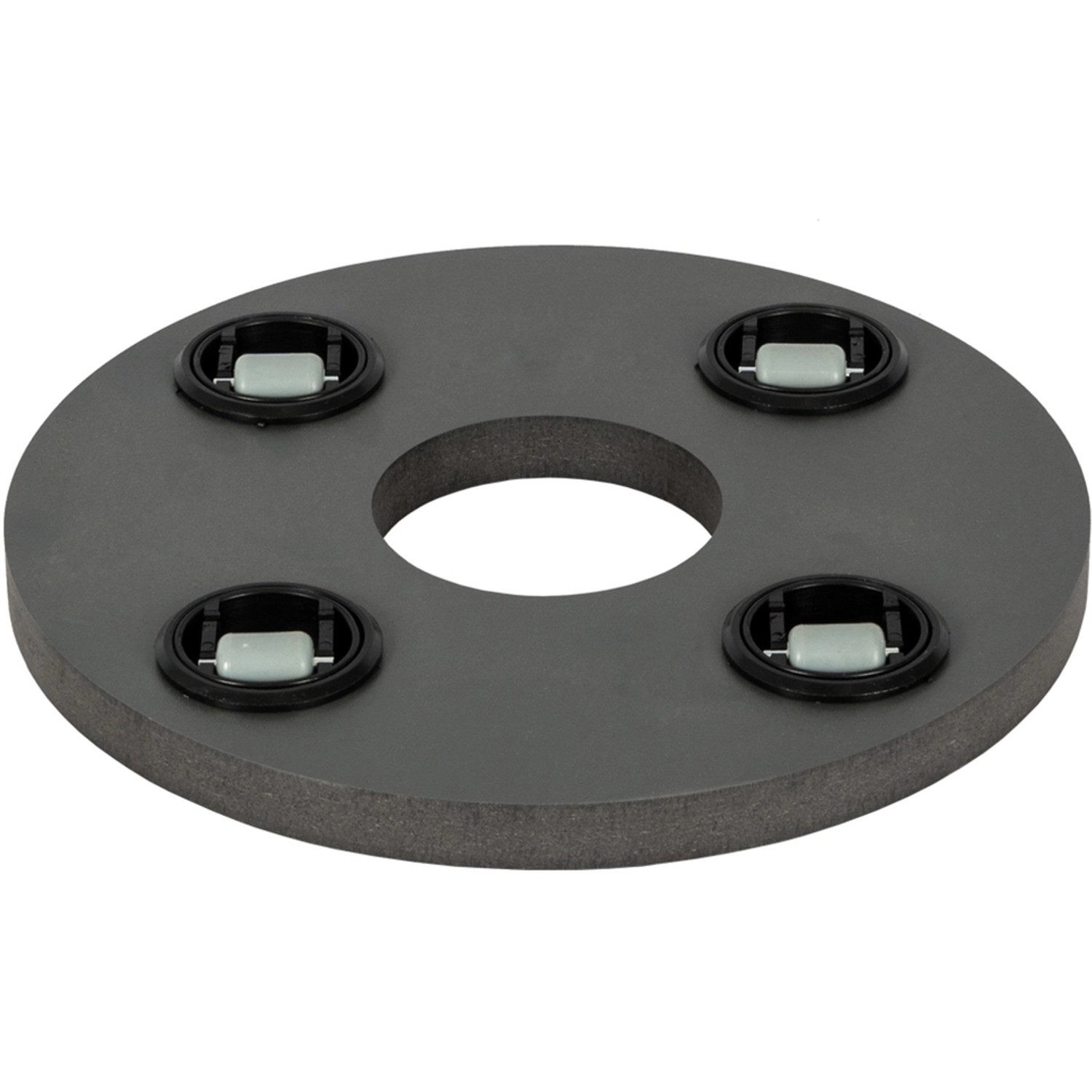 Pflanzwerk Pflanzenroller, ultraflach, Ø 28cm, mit vier Rollen. Ideal für Pflanzkübel.