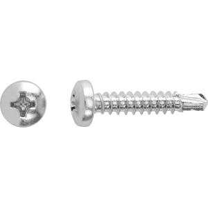 Linsenkopf Universalschraube PH-Antrieb Ø 4,8 mm x 19 mm 20 Stück