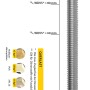 Schellenberg Abstandsmontagesystem für Rollos, Dämmstärke 50-120mm, 2 Stück.