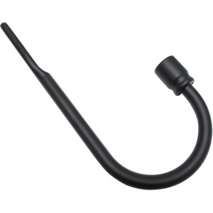 Gardinia Raffbügel Memphis kombinierbar Schwarz-Matt 7,5 cm