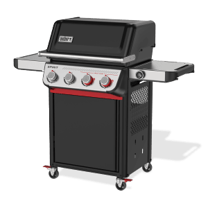 Weber Spirit EP-425 GBS Gasgrill mit 4 Brennern und digitalem Thermometer.