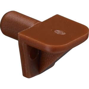 Brauner Hettich Bodenträger aus Kunststoff, 5 mm, für Möbelausstattung.