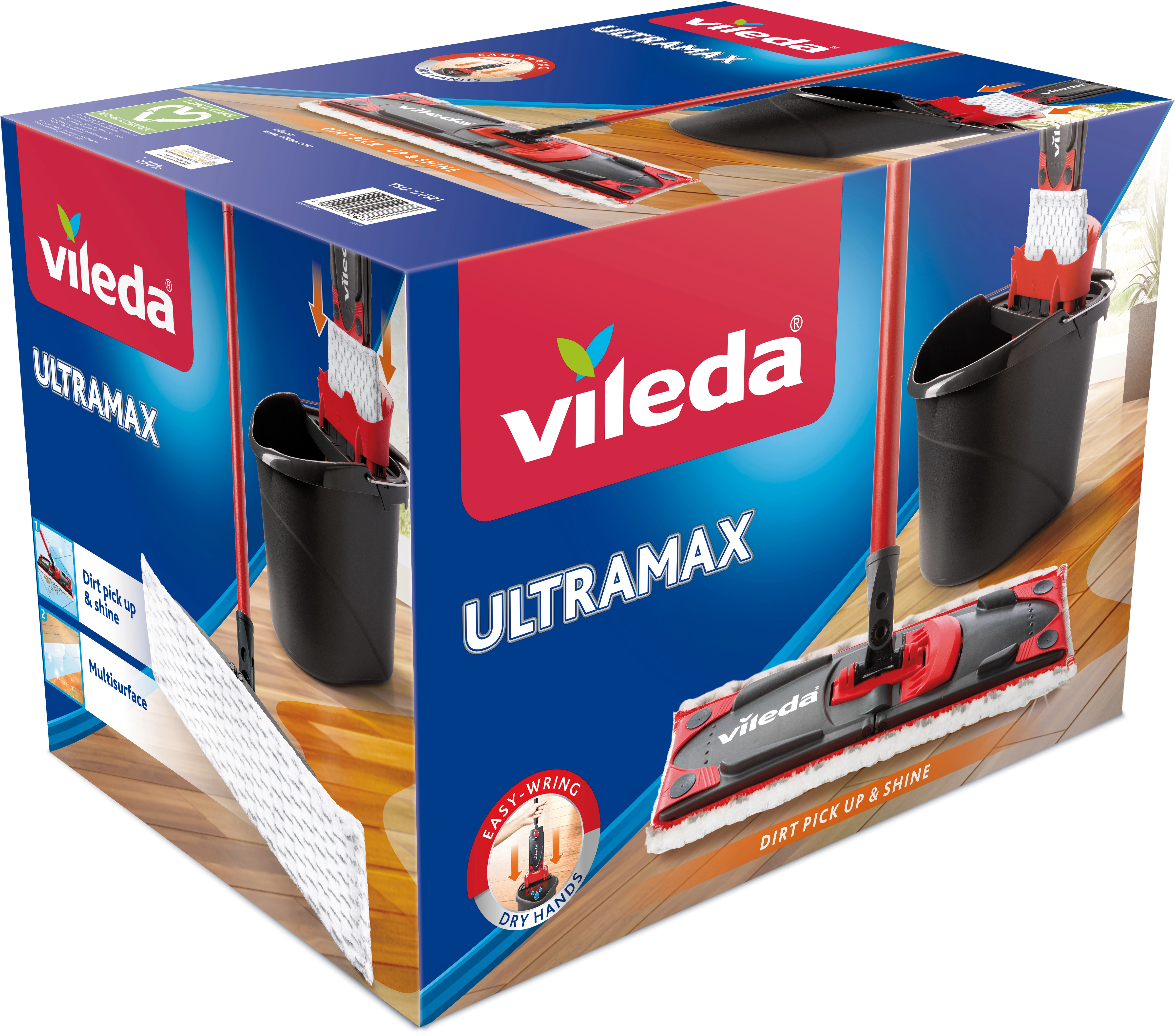 UltraMax Bodenwischer Vileda Komplett-Set
